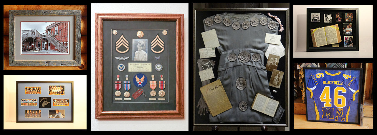 Custom Framing at The Red Geranium in Mauston